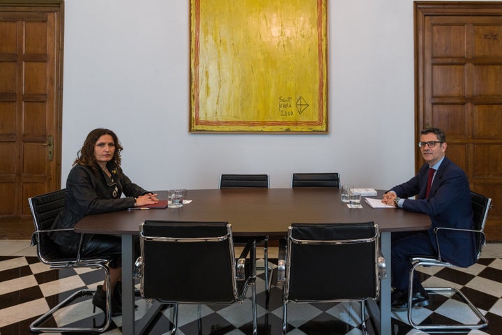 Laura Vilagrà y Félix Bolaños.