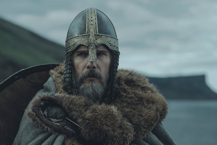 Ethan Hawke in a scene from "The Northman." (Aidan Monaghan/Focus Features via AP)