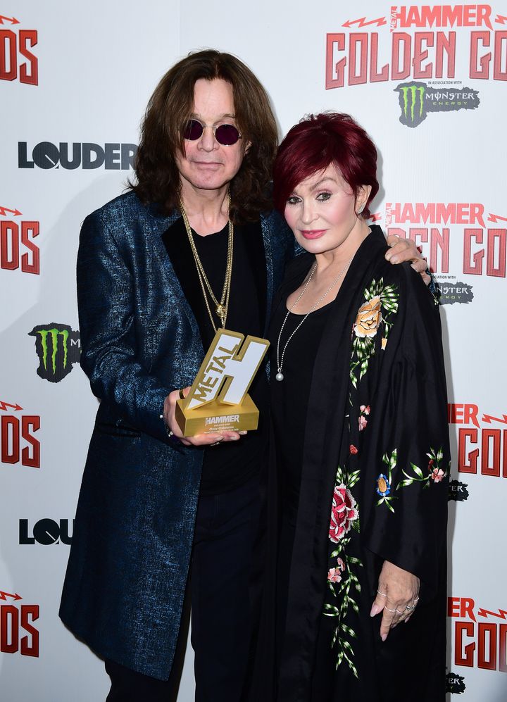 Sharon with husband Ozzy in 2018