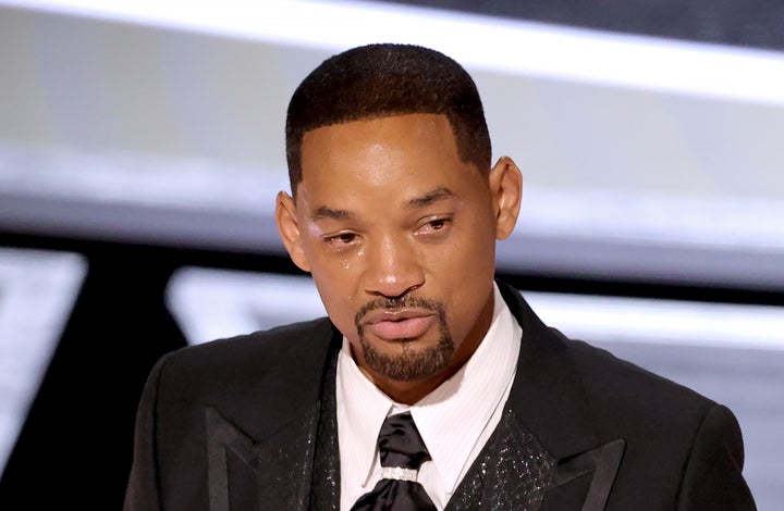 Will Smith, tras ganar el Oscar.