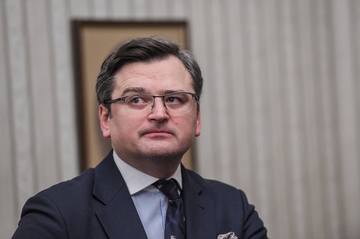 Dmytro Kuleba, el pasado 20 de abril, de visita en Bulgaria.
