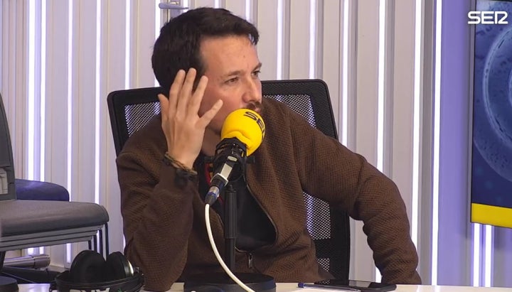 Pablo Iglesias en la Cadena Ser.