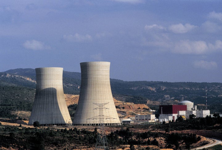 Vista de la planta nuclear de Cofrantes, en una imagen de archivo.