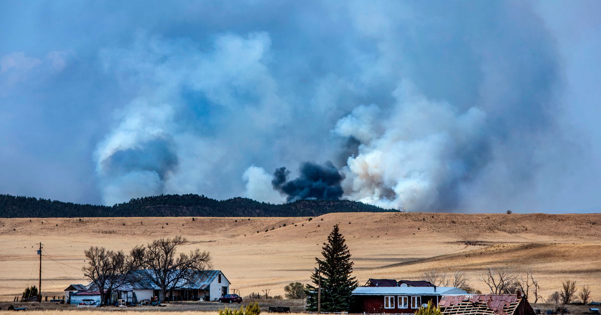 Wildfires Tear Across Several States, Driven By High Winds