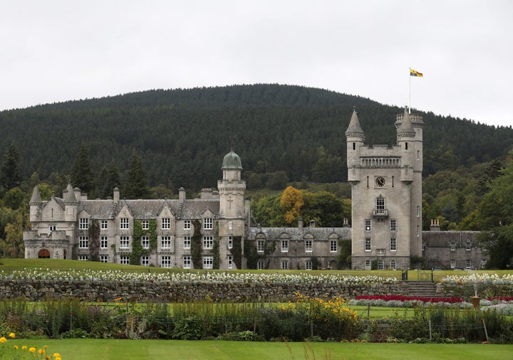 Vista del castillo de Balmoral.