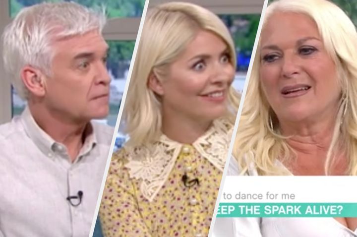 Phillip Schofield, Holly Willoughby and Vanessa Feltz