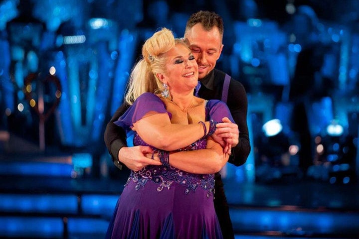 Vanessa with Strictly partner James Jordan