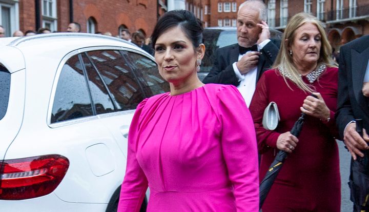 Home secretary Priti Patel at the No Time To Die premiere back in September 2021