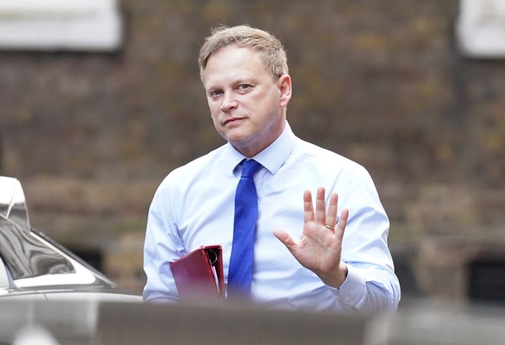 Transport Secretary Grant Shapps arriving in Downing Street, London for a Cabinet meeting. Picture date: Tuesday March 29, 2022.