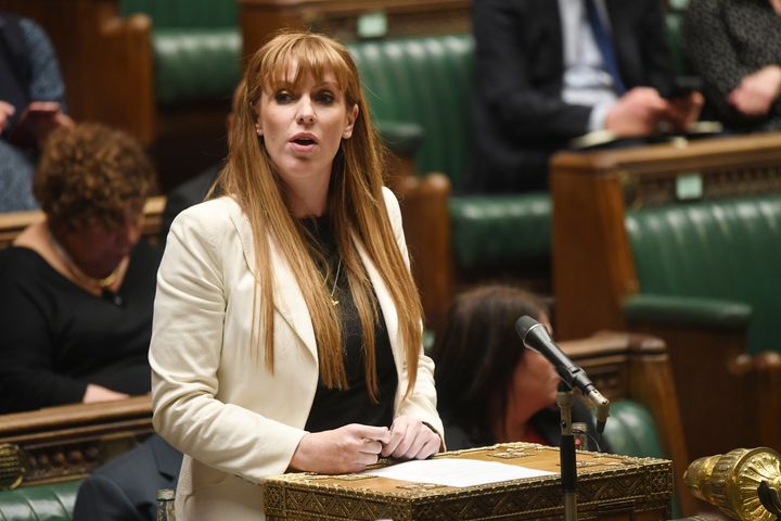 Angela Rayner in the House of Commons.
