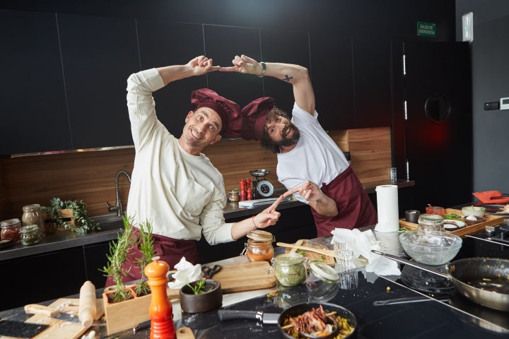 Juan y Damián en el 'show' 'Segundísimos'