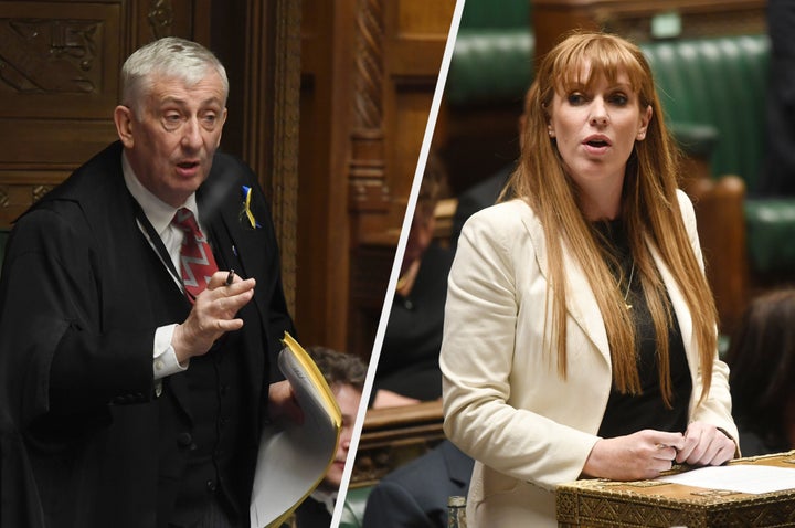 Sir Lindsay Hoyle and Angela Rayner.