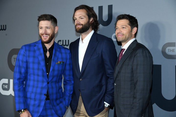 'Supernatural' Star Misha Collins Apologizes For Coming Across As Bisexual Jensen Ackles, Jared Padalecki And Misha Collins At The Cw Network 2019 Upfronts.