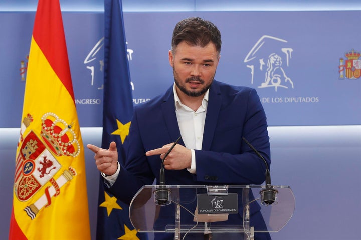 El diputado de ERC Gabriel Rufián.