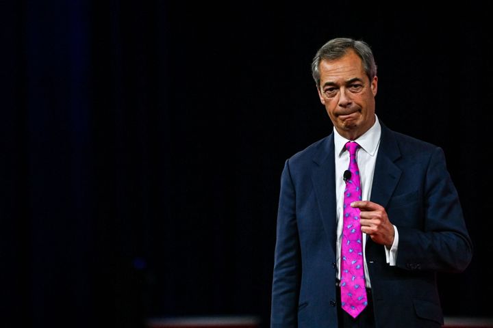 British politician Nigel Farage speaks at the Conservative Political Action Conference 2022 (CPAC) in Orlando, Florida on February 25, 2022. (Photo by CHANDAN KHANNA / AFP) (Photo by CHANDAN KHANNA/AFP via Getty Images)