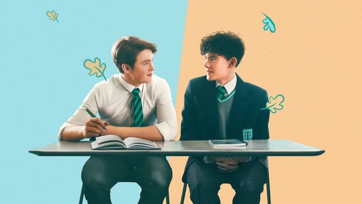 Nick y Charlie, protagonistas de 'Heartstopper'.