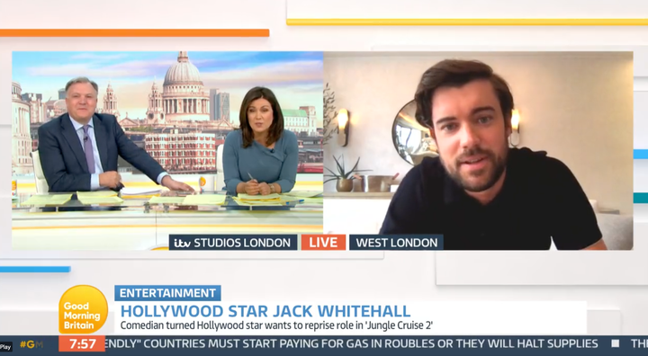 Jack Whitehall speaks to Ed Balls and Susanna Reid