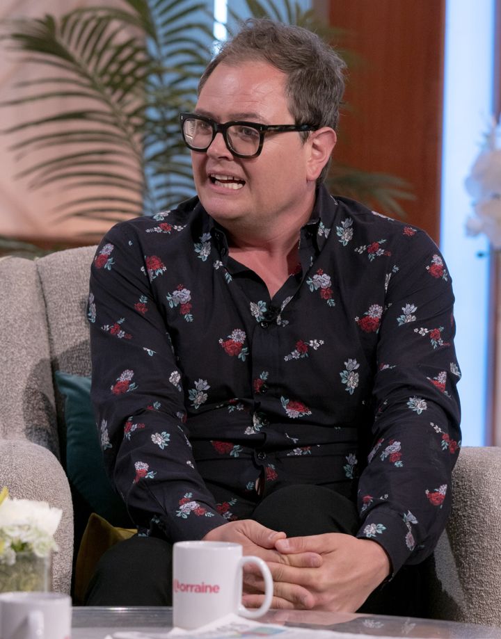 Alan appeared on Lorraine's breakfast show