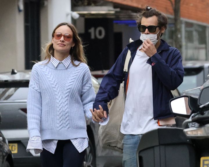 Styles and Olivia Wilde in London last month.