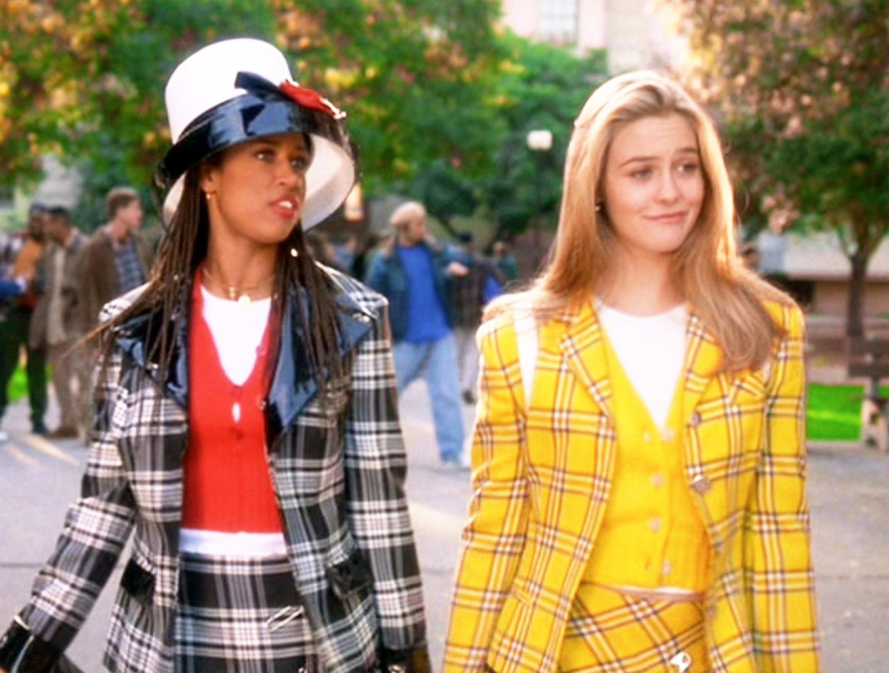 Stacey Dash and Alicia Silverstone in a scene from "Clueless," released in 1995.