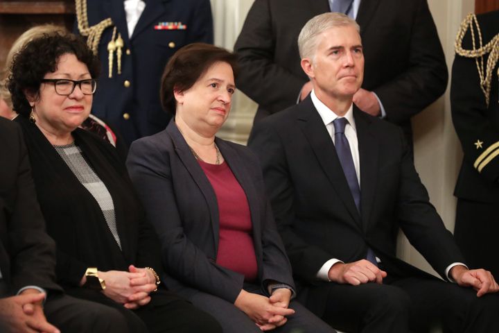 Supreme Court Associate Justices Sonia Sotomayor (left) and Neil Gorsuch called for the court to revisit and overturn the Insular Cases, which have limited the rights of people from U.S. territories.
