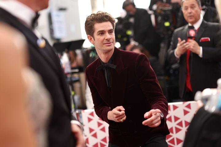 Andrew Garfield at the 94th Annual Academy Awards.