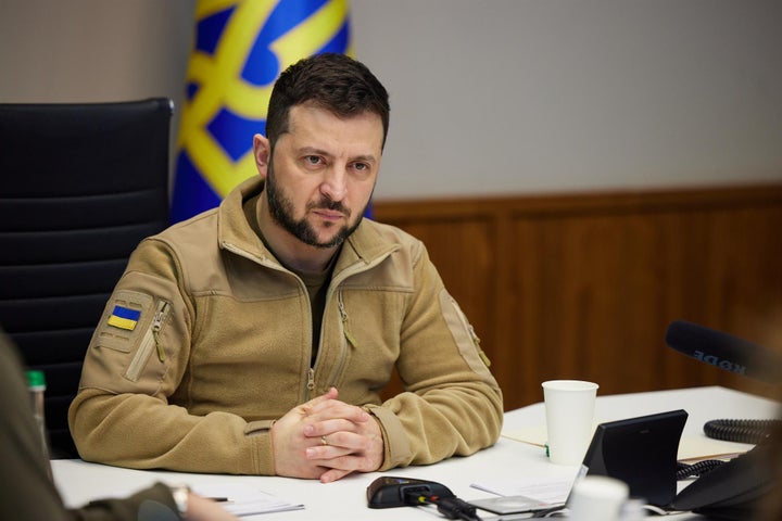 El presidente de Ucrania, Volodimir Zelenski.