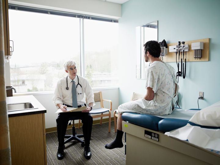 If you're experiencing any symptoms of testicular cancer, it's best to chat with a physician so they can investigate.