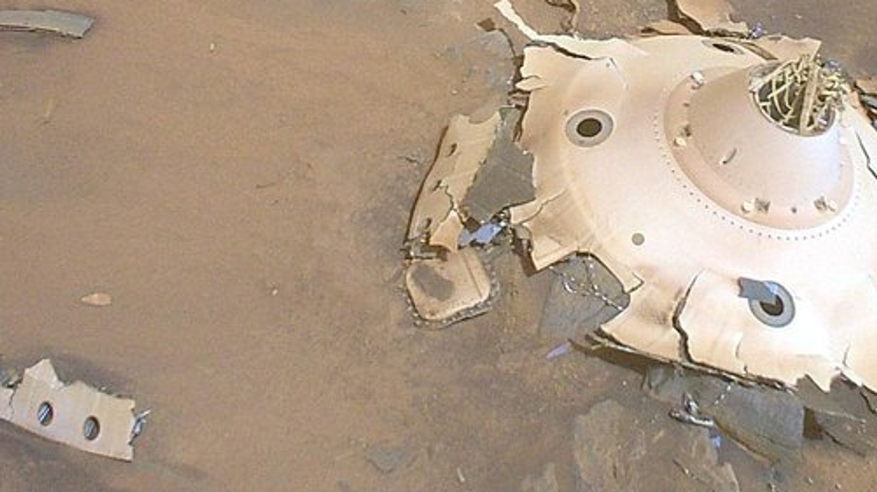 Un hélicoptère de Mars capture de superbes images d’un champ de débris