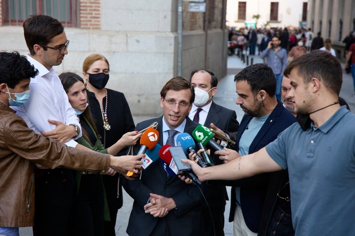 El alcalde de Madrid, José Luis Martínez-Almeida