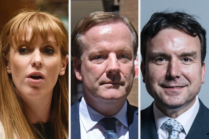 Labour's Angela Rayner, and the former Conservative MPs Chris Elphicke and Andrew Griffiths