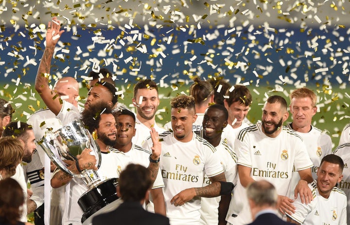 Fiesta en el Alfredo Di Stéfano en julio de 2020, la liga del covid