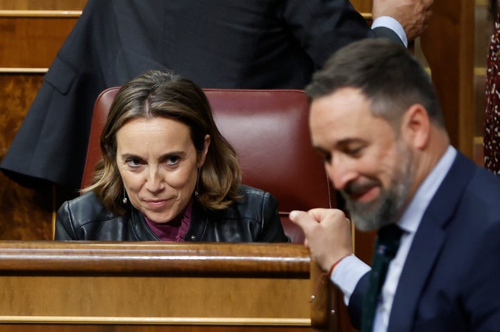 Cuca Gamarra y Santiago Abascal