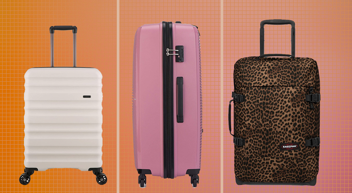 dunelm pink suitcase