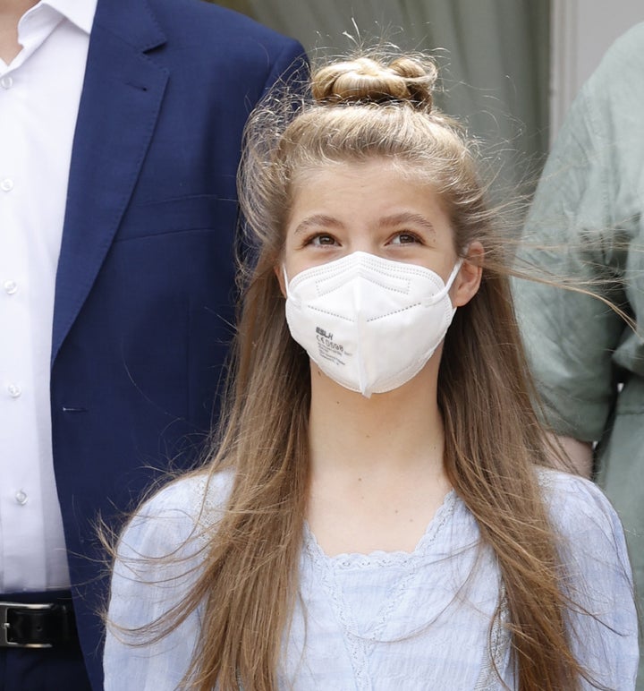 Infanta Sofia de Borbón durante la presentación de la Fundación Princesa Girona en julio de 2021.