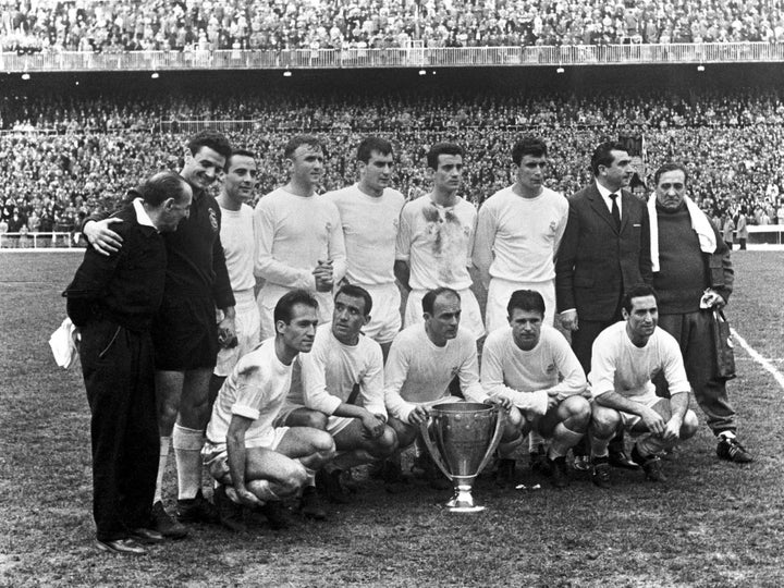 Una historia de 90 años de triunfos... aquí, en 1960, con Di Stéfano, Gento, Puskas y Miguel Muñoz como entrenador