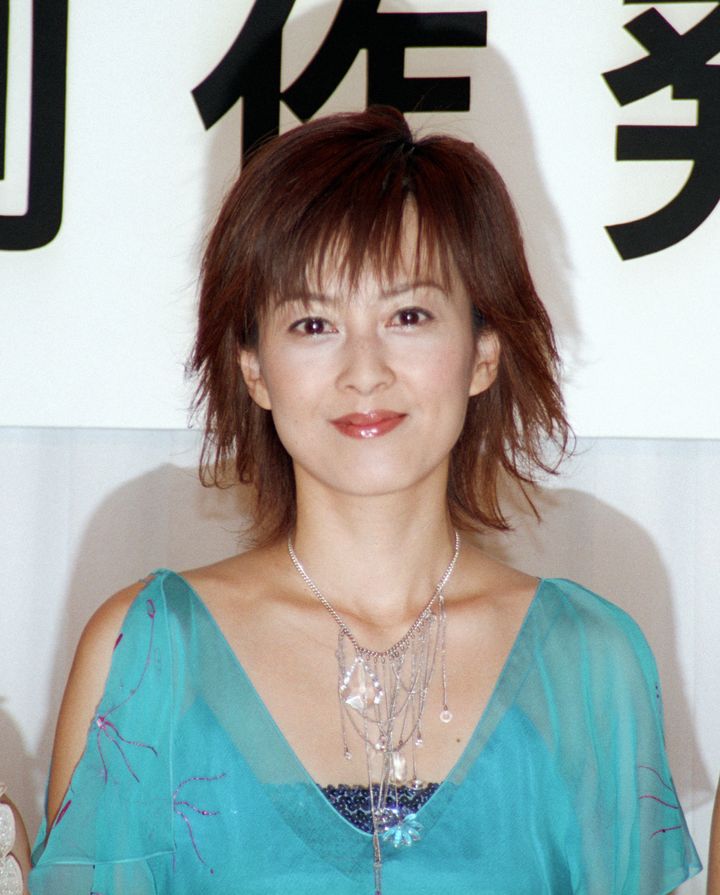 TBS系昼のドラマ・愛の劇場「大好き！五つ子6」主演の森尾由美さん（2004年撮影）