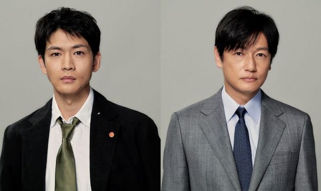 TBS系ドラマ『最愛』で共演した俳優の井浦新さん（右）と俳優の松下洸平さん（左）