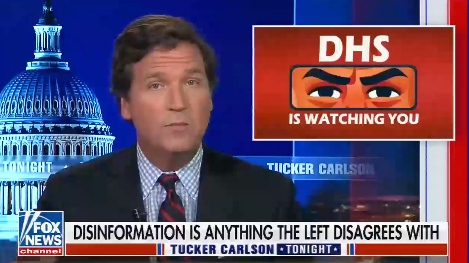 Tucker Carlson Says Biden Will Send 'Men With Guns’ If You Say The Wrong Things