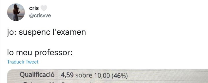 La frase viral de un profesor.