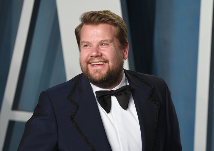 James Corden at an Oscars after-party last month