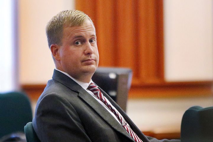 Former Idaho state Rep. Aaron von Ehlinger was convicted of raping a 19-year-old legislative intern after a dramatic trial in which the young woman fled the witness stand during testimony, saying “I can’t do this."