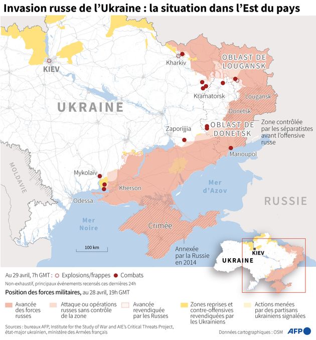 Le point de situation sur la guerre en Ukraine ce vendredi 29