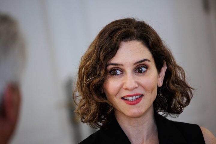 Isabel Díaz Ayuso, el pasado 27 de abril.