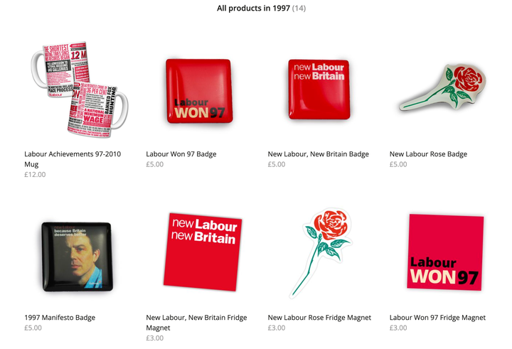 A New Dawn? Labour Party Celebrates Tony Blair With Launch Of 1997