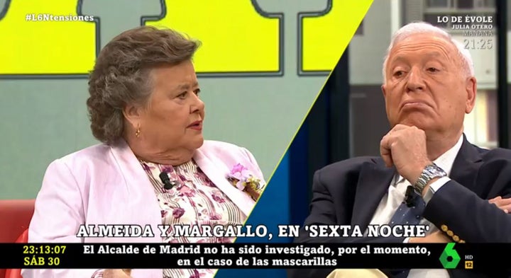 Cristina Almeida y José María García Margallo.