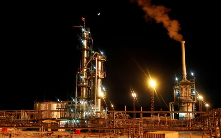 Eργοστάσιο ντίζελ που ανήκει στην Irkutsk Oil Company (INK), στην περιοχή Ιρκούτσκ, Ρωσία, 10 Μαρτίου 2019.