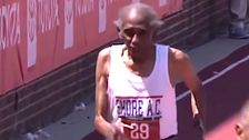 

    100-Year-Old Lester Wright Breaks 100-Meter Record At Penn Relays

