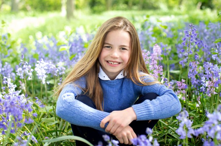 Charlotte's birthday photos were taken over the weekend by the Duchess of Cambridge and released on Sunday.