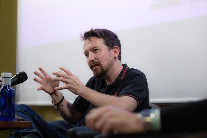 Pablo Iglesias, en un acto reciente